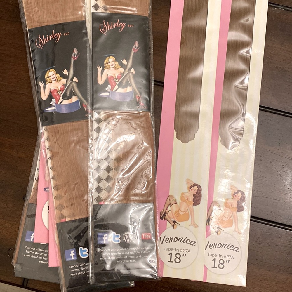 18 INCH TAPE IN HAIR EXTENSIONS (#27 & #27A)